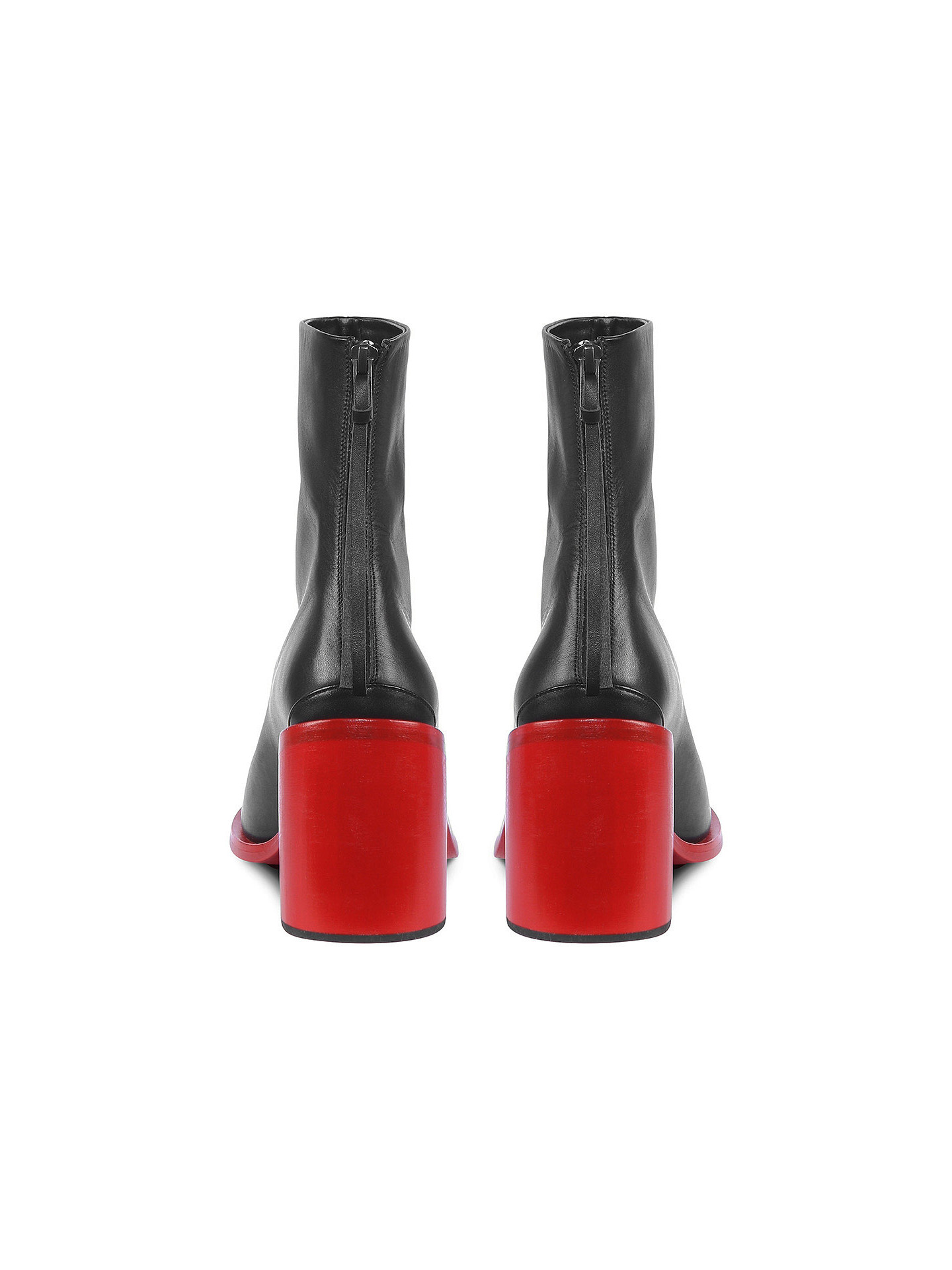 Ботильоны на красной подошве 