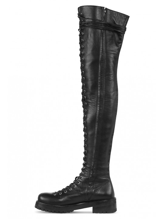 Ботфорты на тракторной подошве 