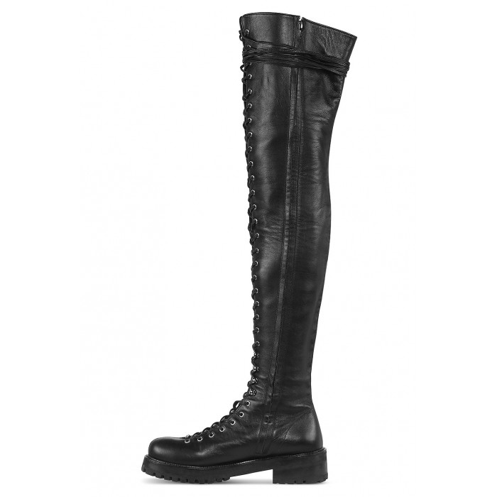 Ботфорты на тракторной подошве  Ботфорты на тракторной подошве