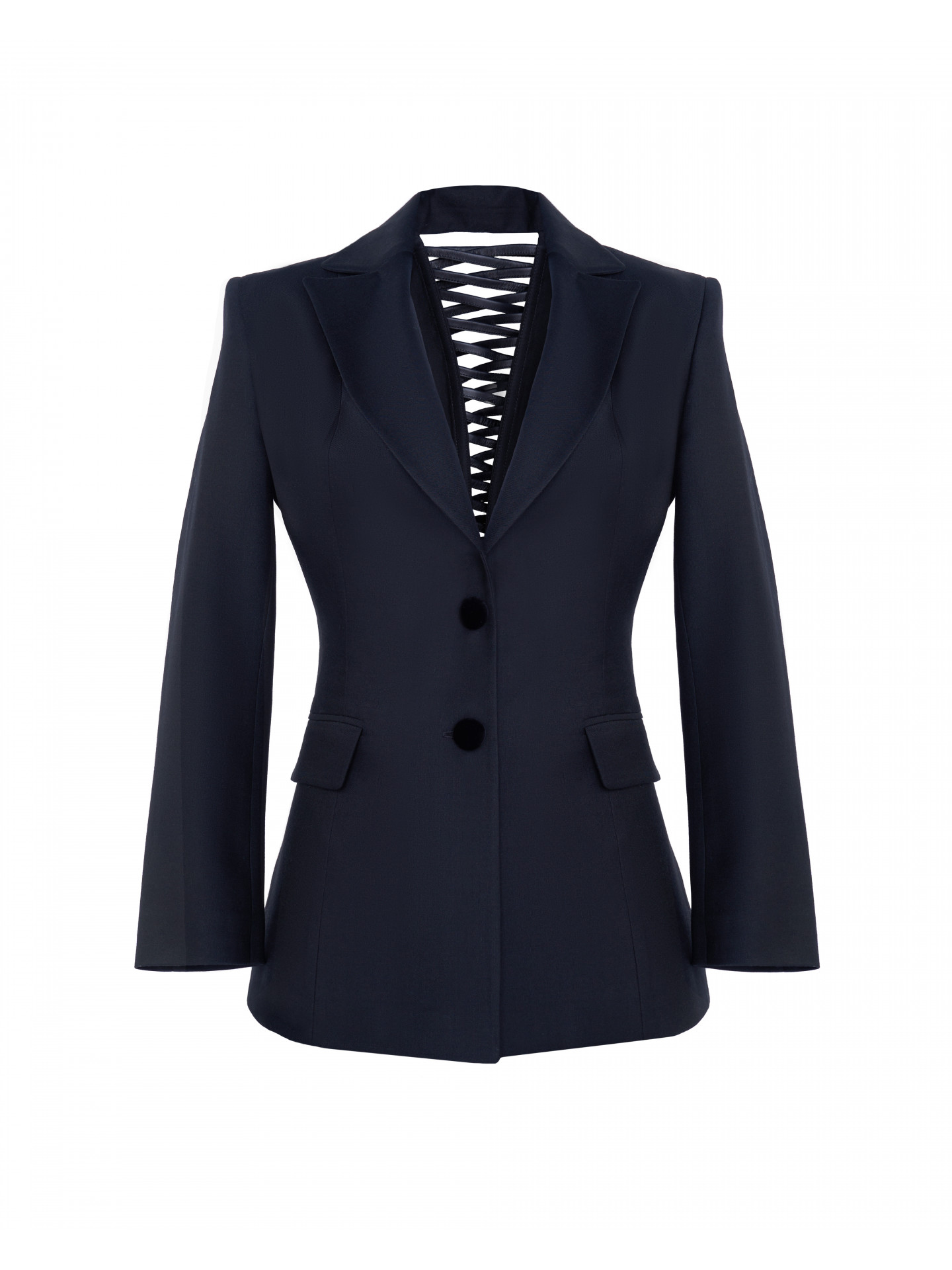 Jacket with corset Carbonado — LNB Studio Jacket with corset Carbonado — LNB Studio