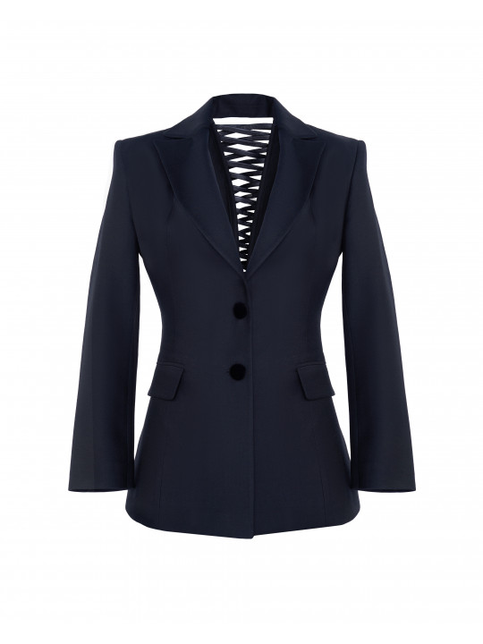 Пиджак с плетением