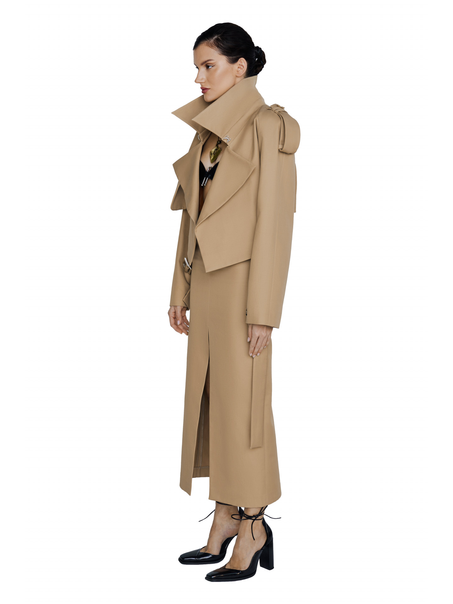 Cropped trenchcoat Caravan Cropped trenchcoat Caravan