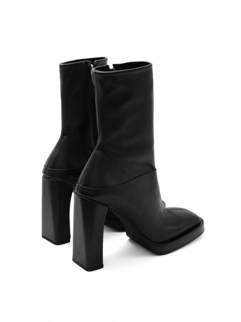 Mixed leather ankle boots Mixed leather ankle boots