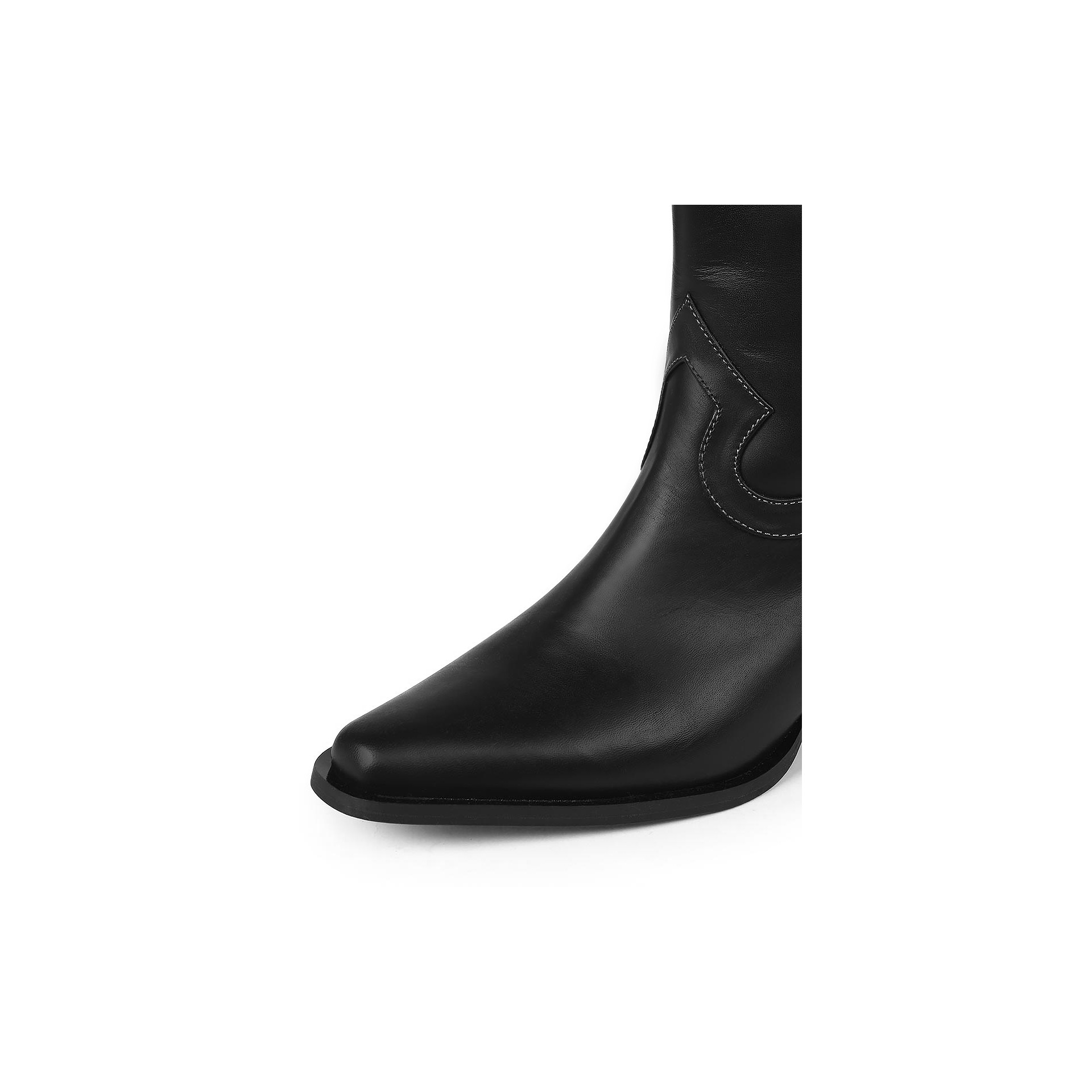 Tall cowboy boots with tape Tall cowboy boots with tape