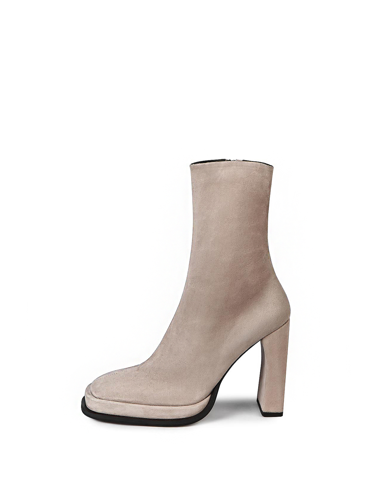 Square toe ankle boots
