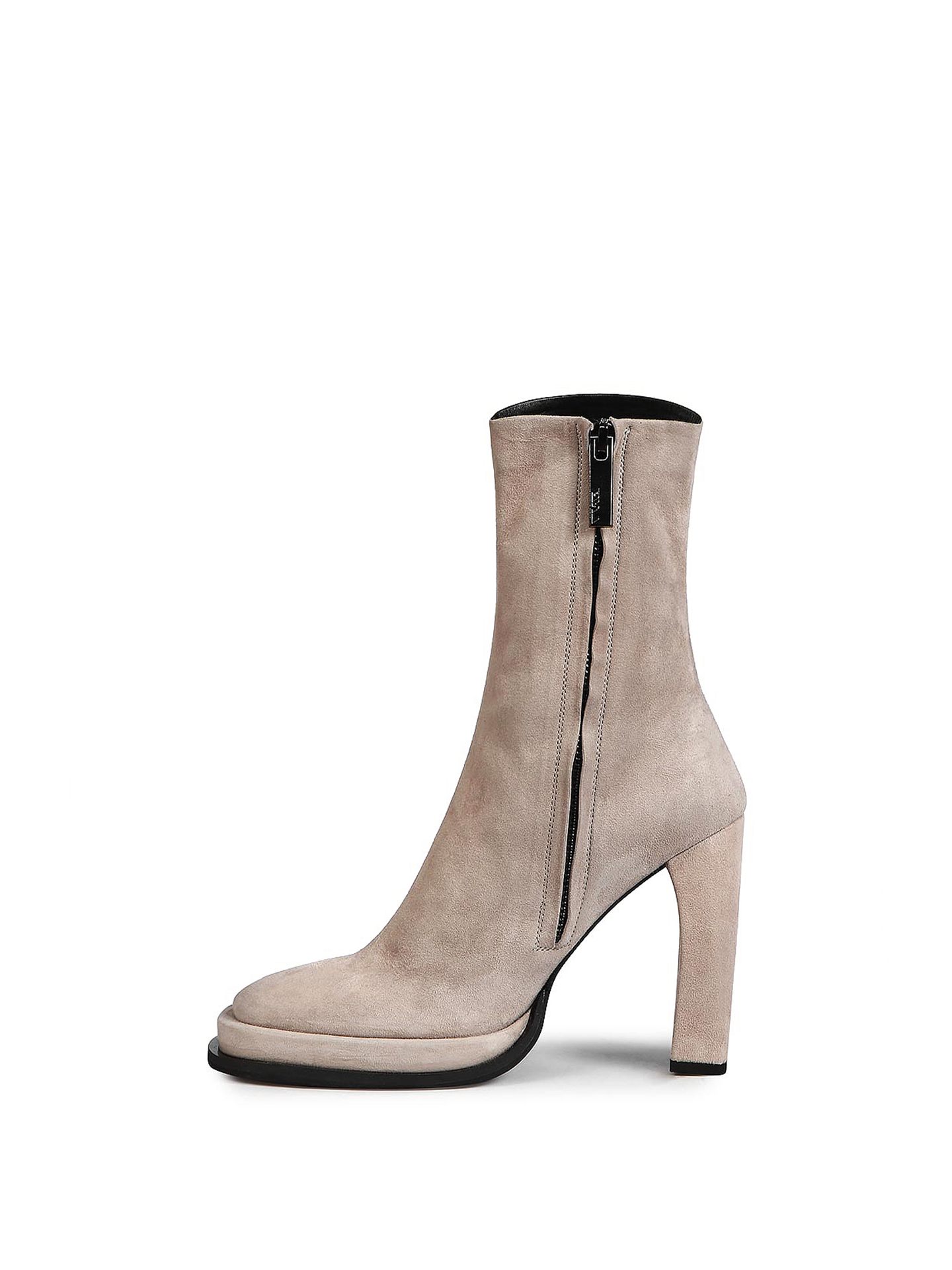 Square toe ankle boots