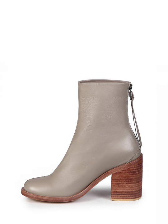 Grey platform hotsell ankle boots