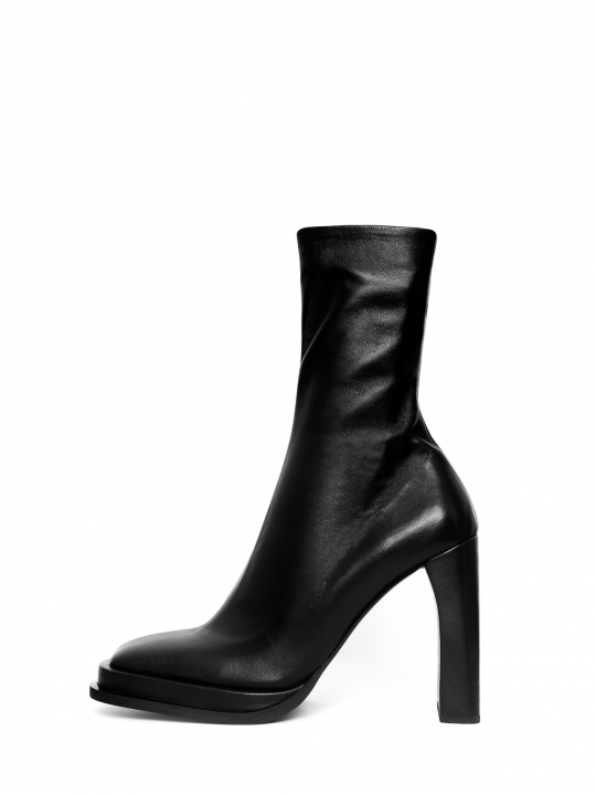 Ботильоны из комбинированной кожи Ботильоны из комбинированной кожи