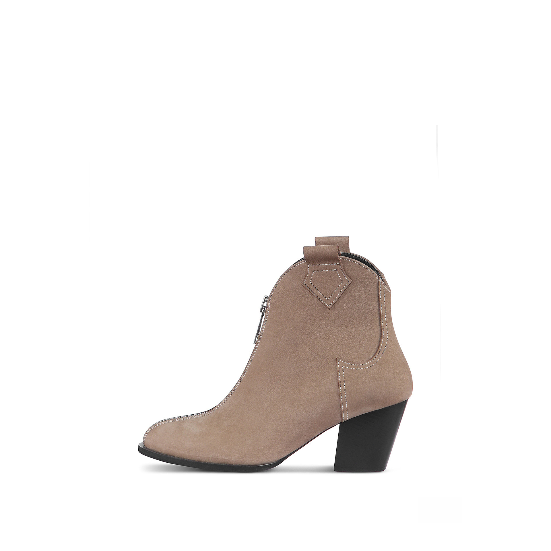 Massive zipper cowboy boots