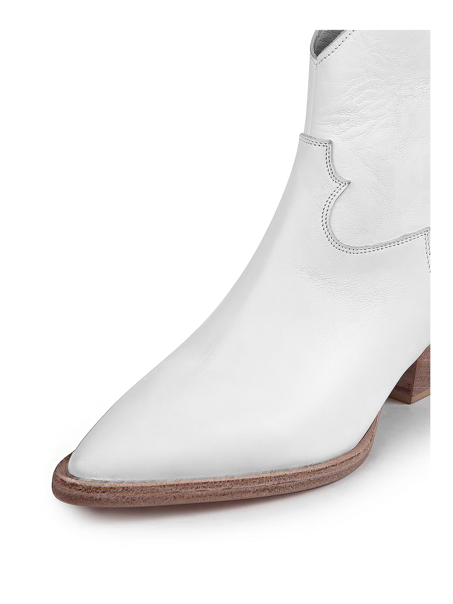 Natural sole cowboy boots