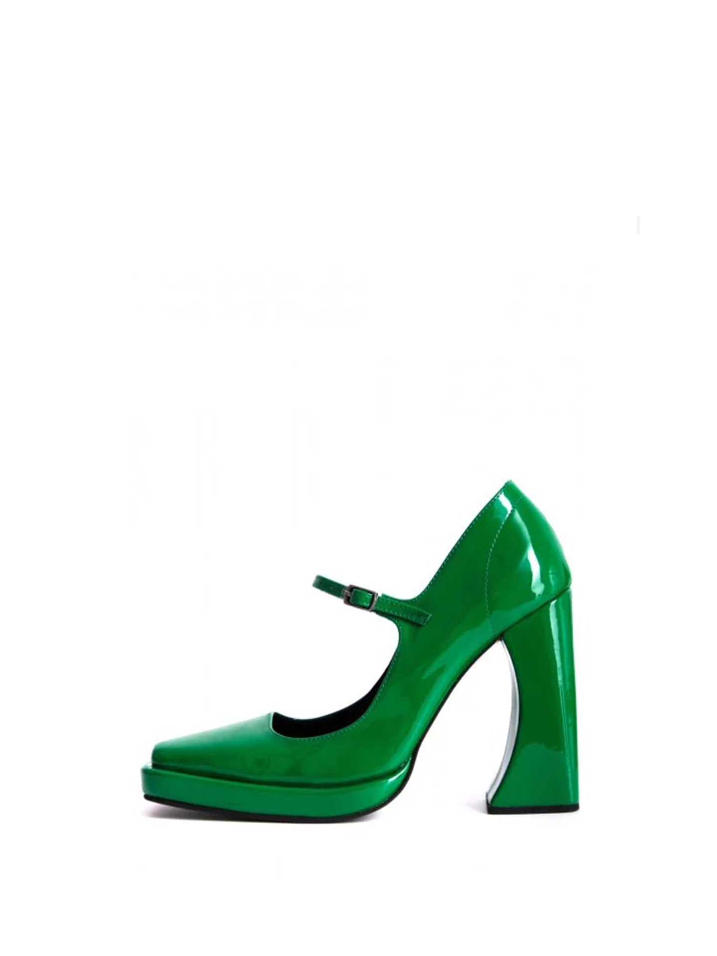 Green square shoes Green square shoes