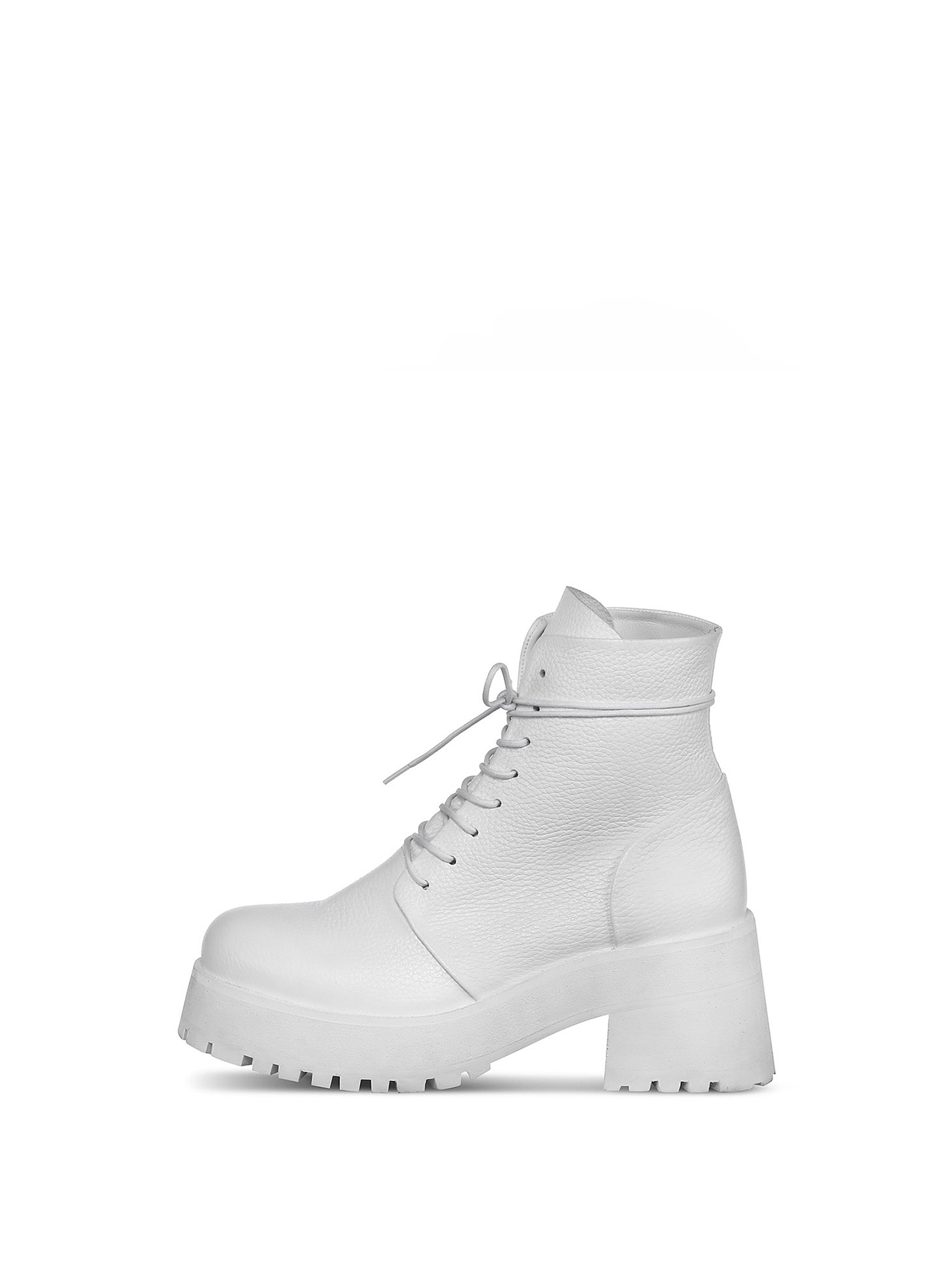 White kirza leather boots White kirza leather boots