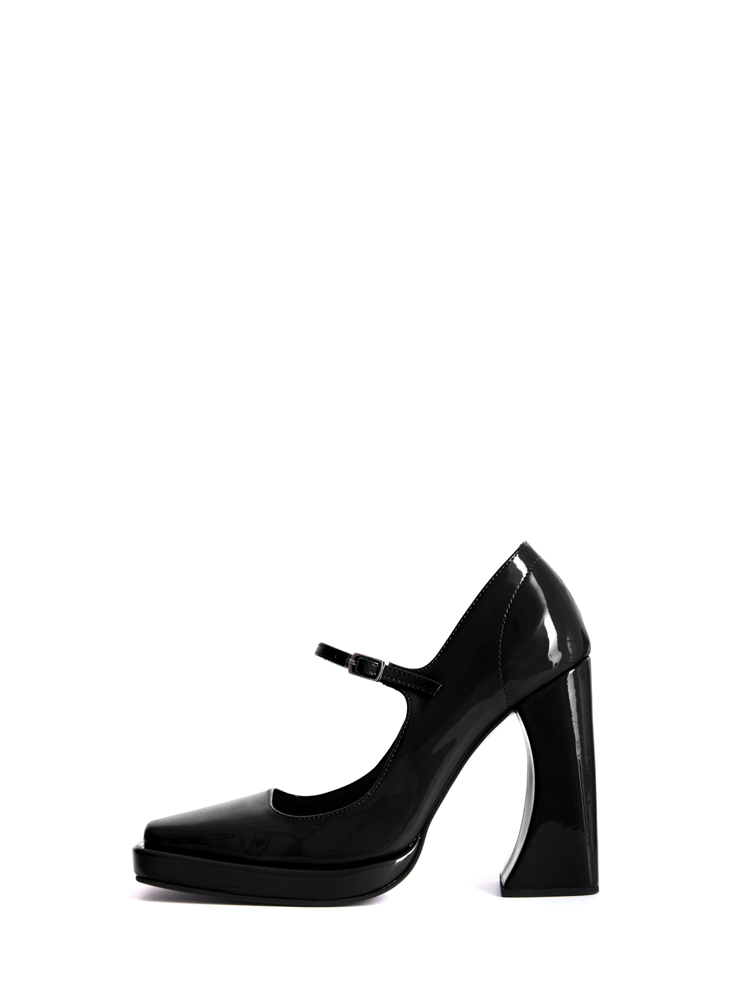 Black square shoes Black square shoes