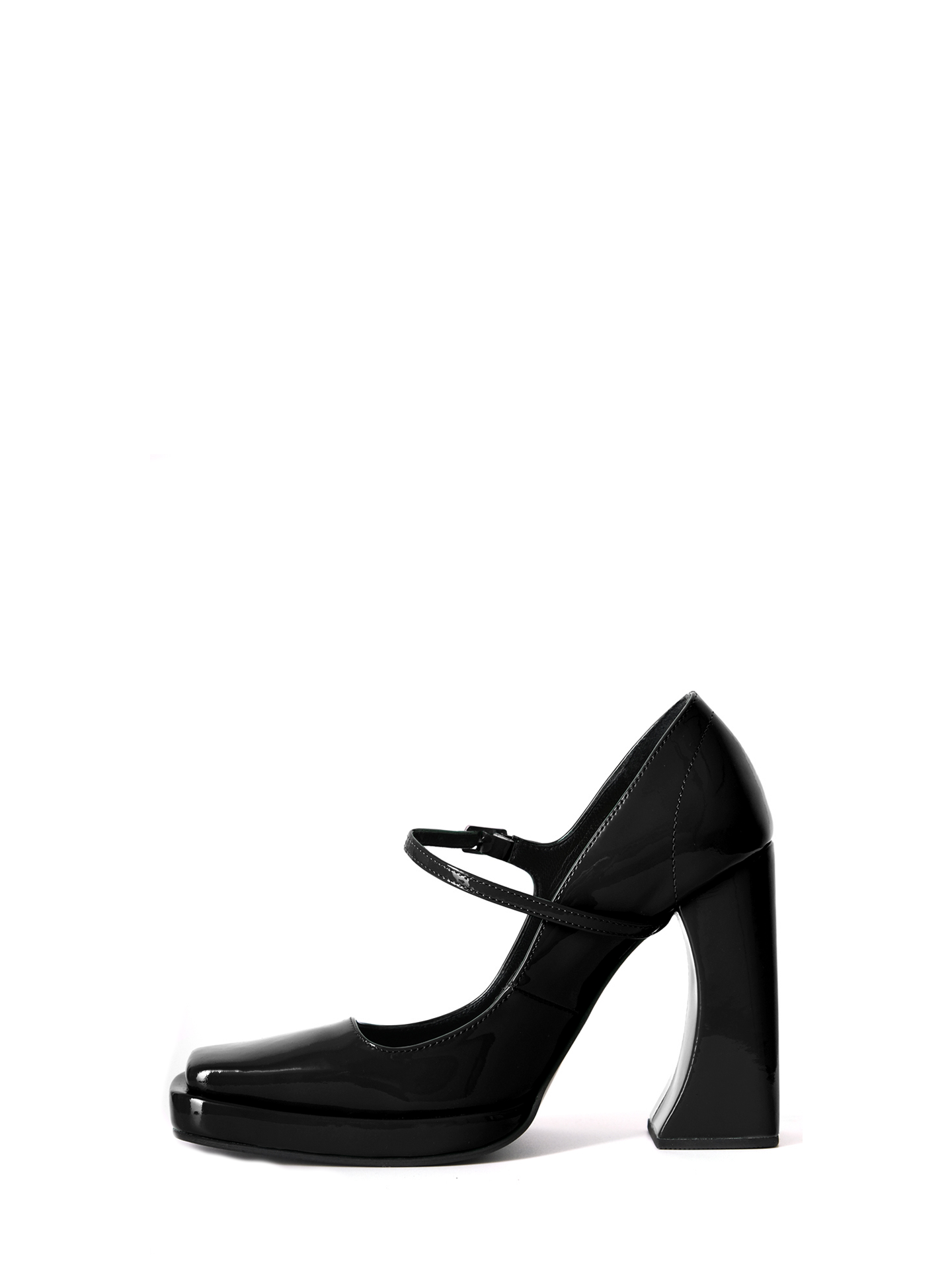 Black square shoes Black square shoes