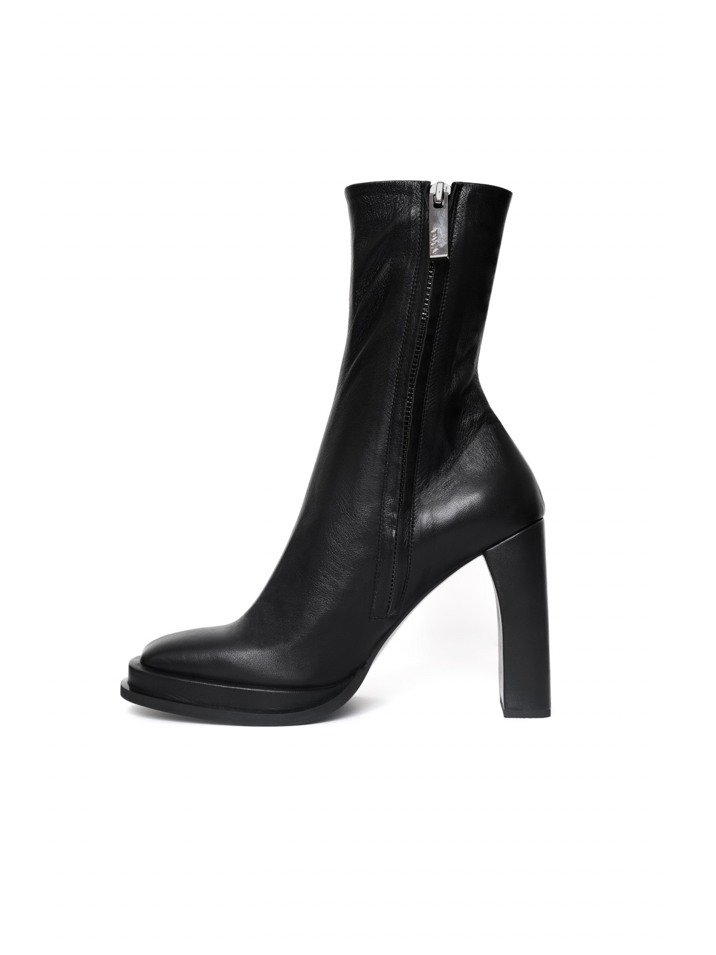 Square toe ankle boots