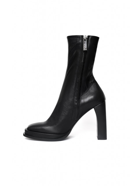 Square toe ankle boots