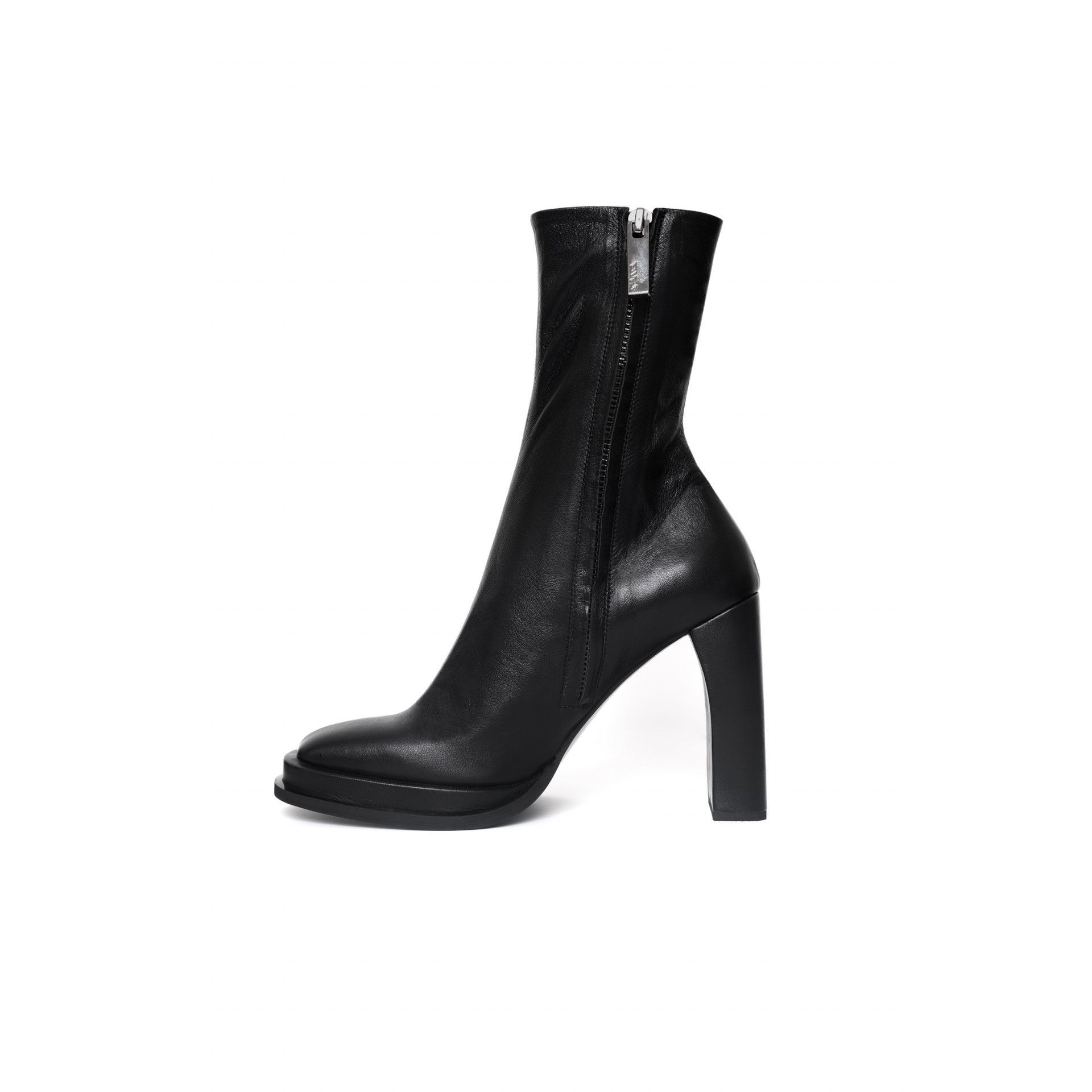 Square toe ankle boots