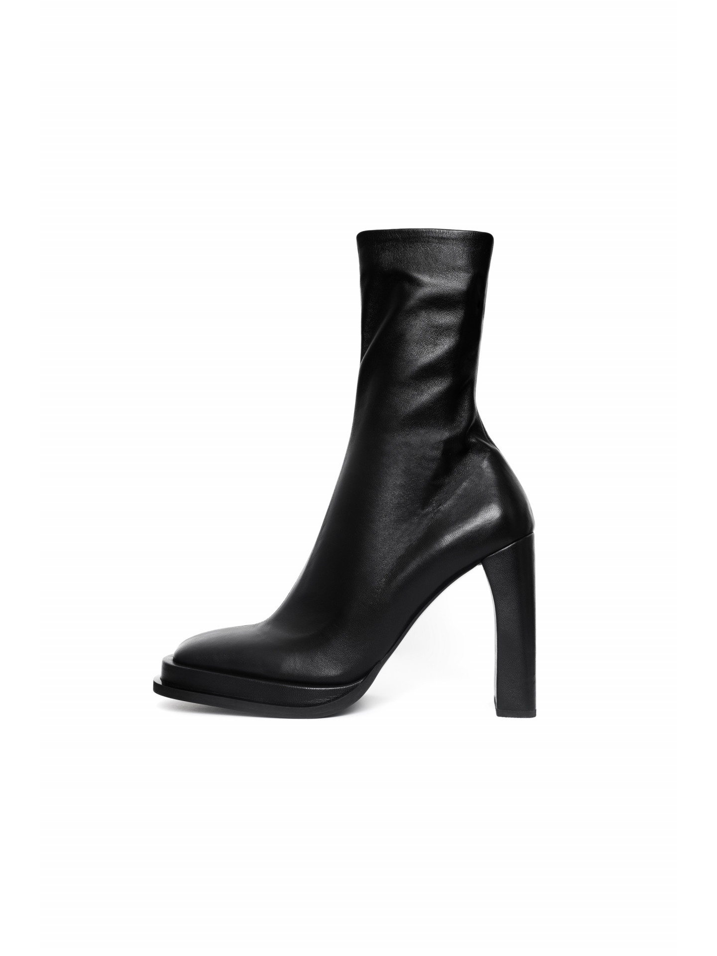 Square toe ankle boots