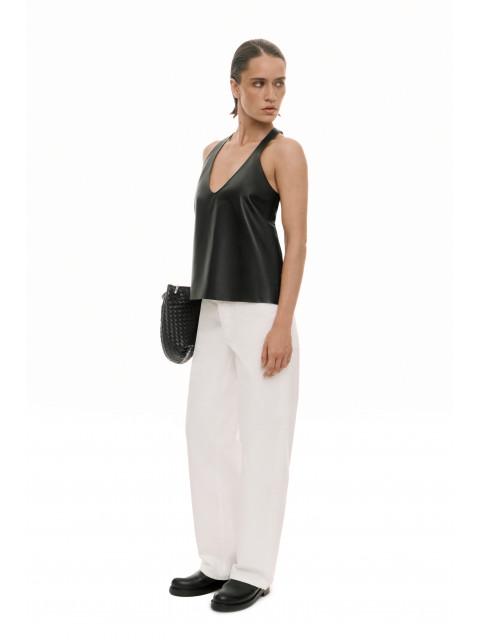 Кожаный топ Кожаный топ