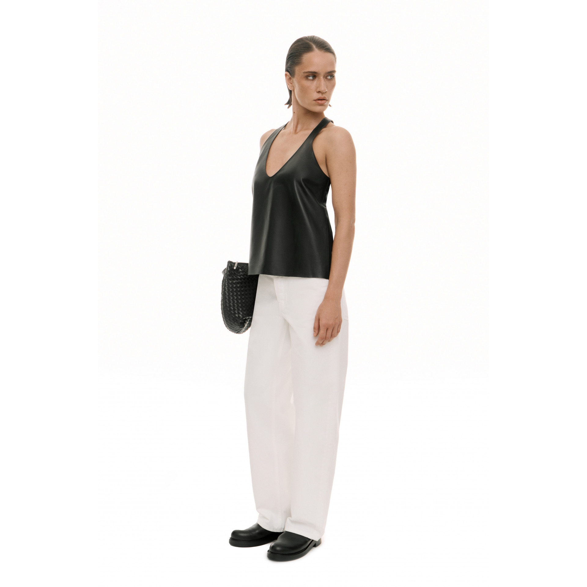 Кожаный топ Кожаный топ