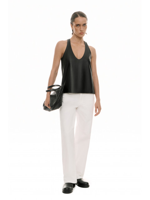 Кожаный топ Кожаный топ