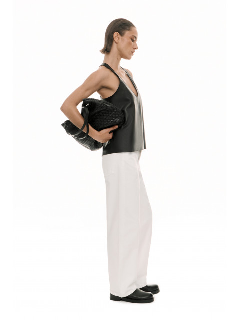 Кожаный топ Кожаный топ