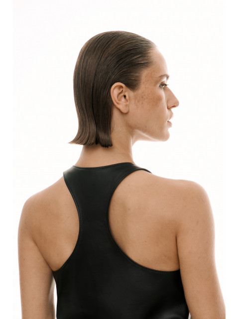 Кожаный топ Кожаный топ