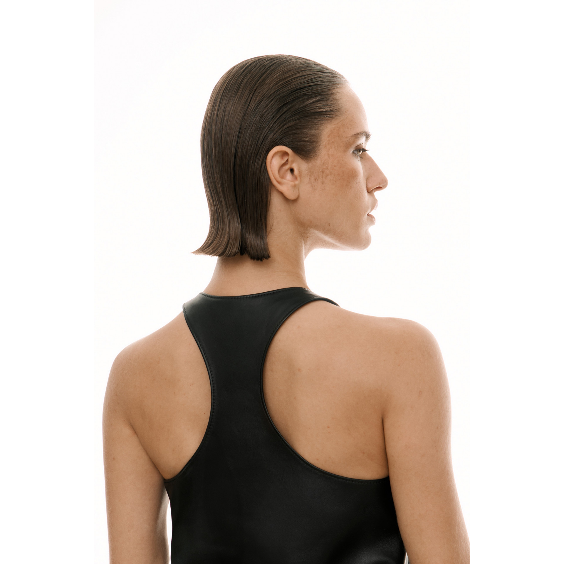 Кожаный топ Кожаный топ