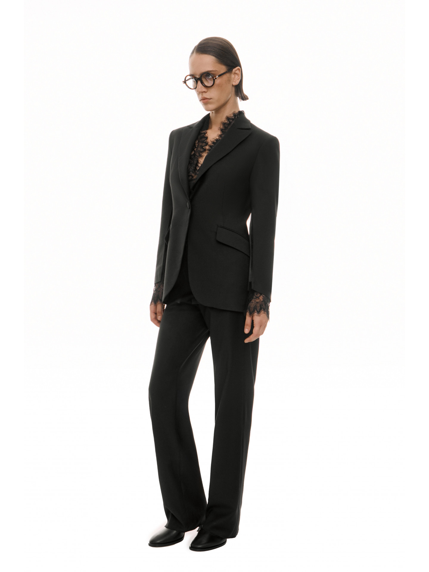 Пиджак с кружевом Пиджак с кружевом