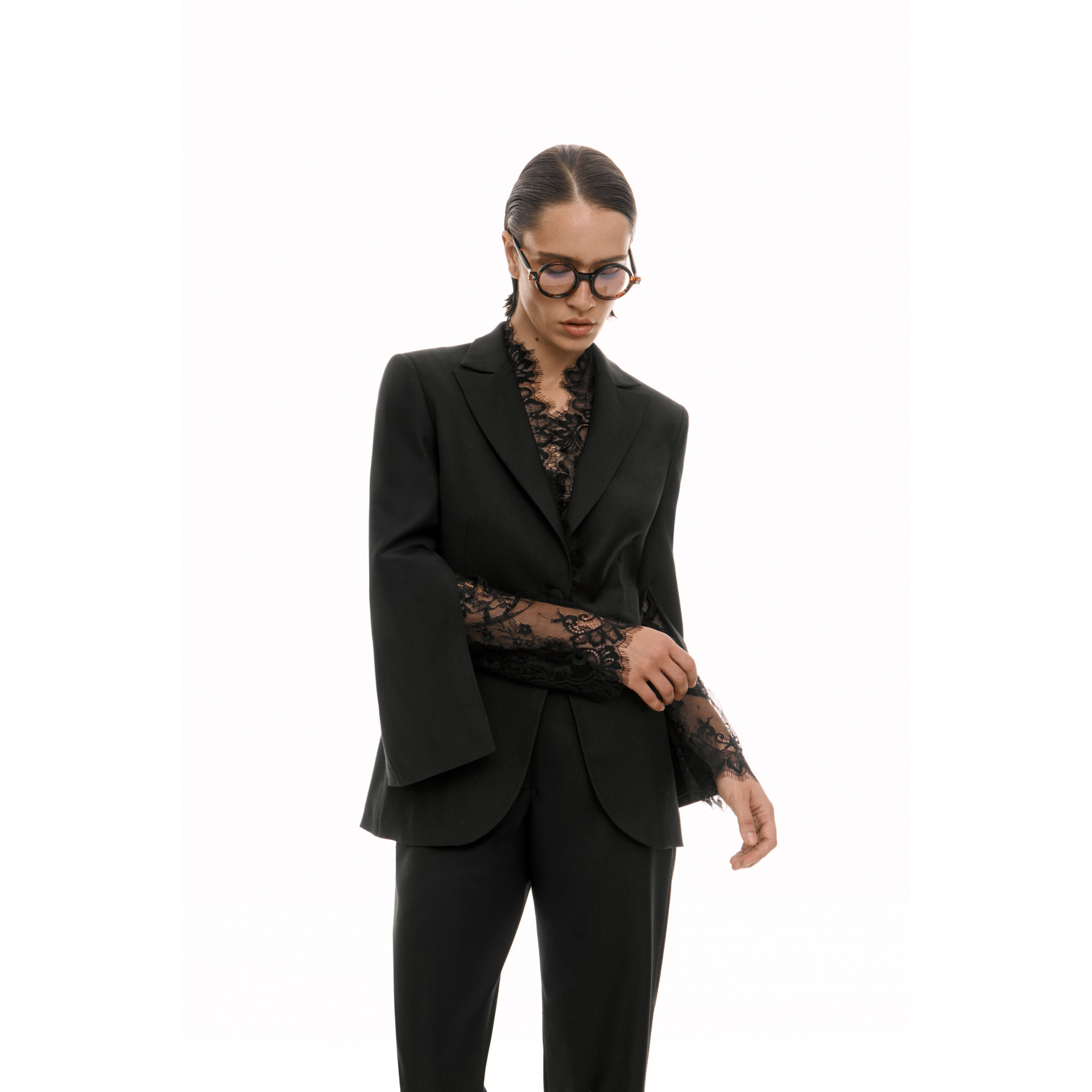 Пиджак с кружевом Пиджак с кружевом