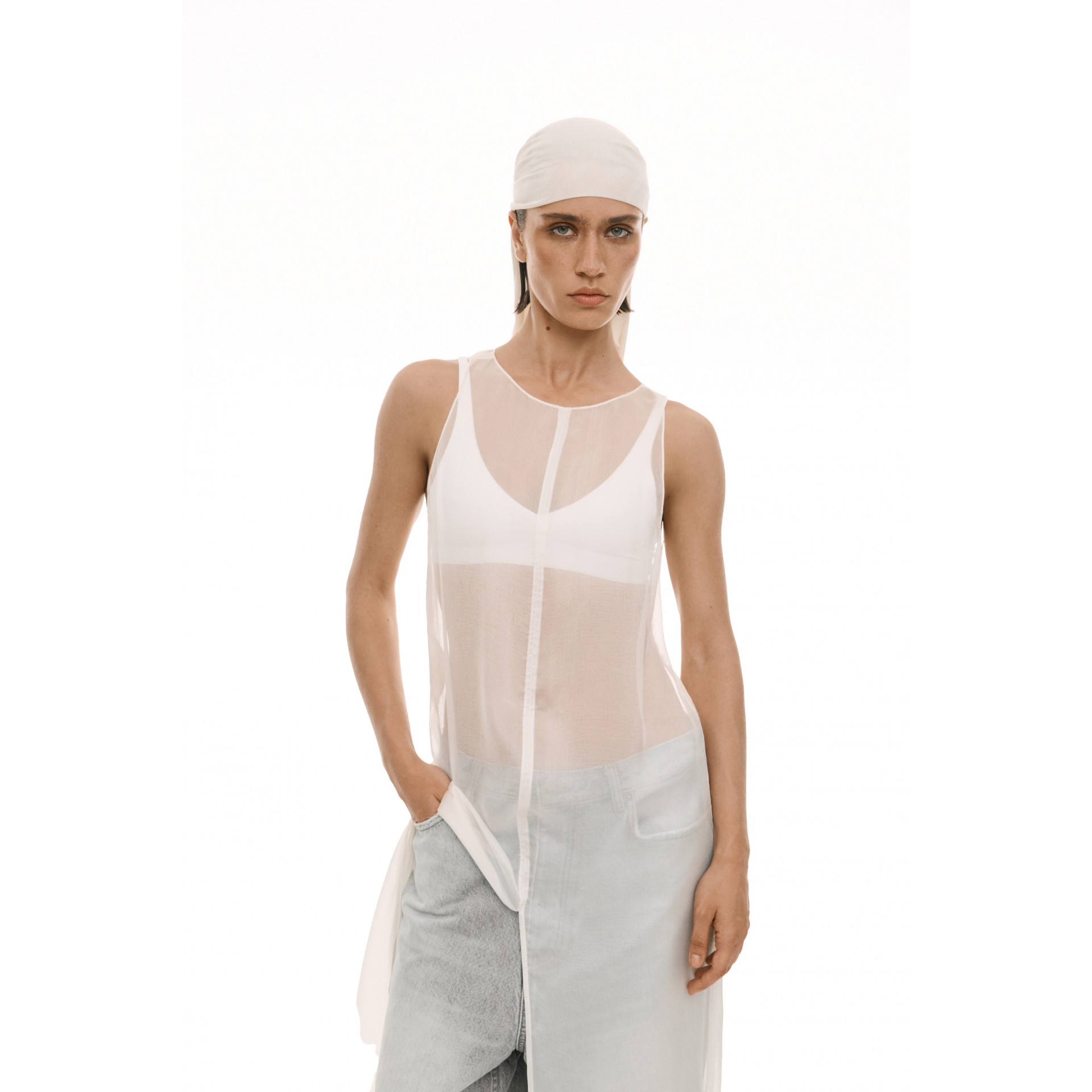 Платье прозрачное