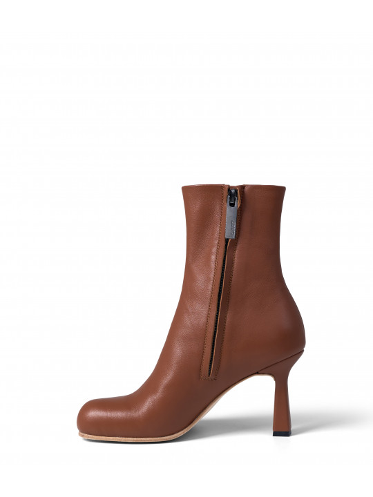 Tobacco ankle boots