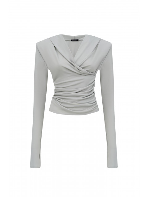 Tension Line's grey hooded tunic