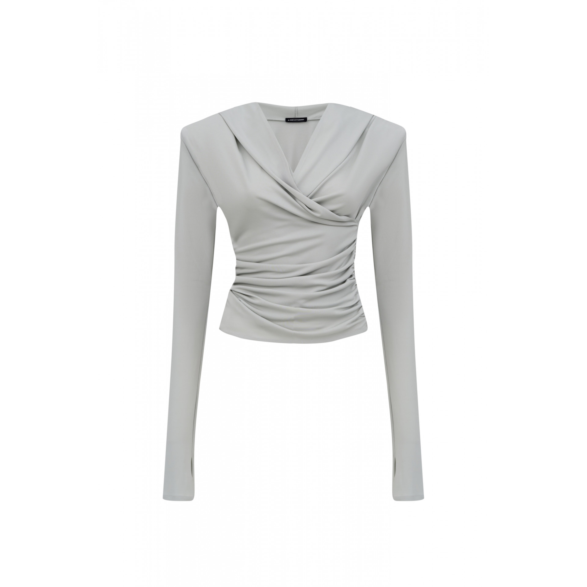 Tension Line's grey hooded tunic