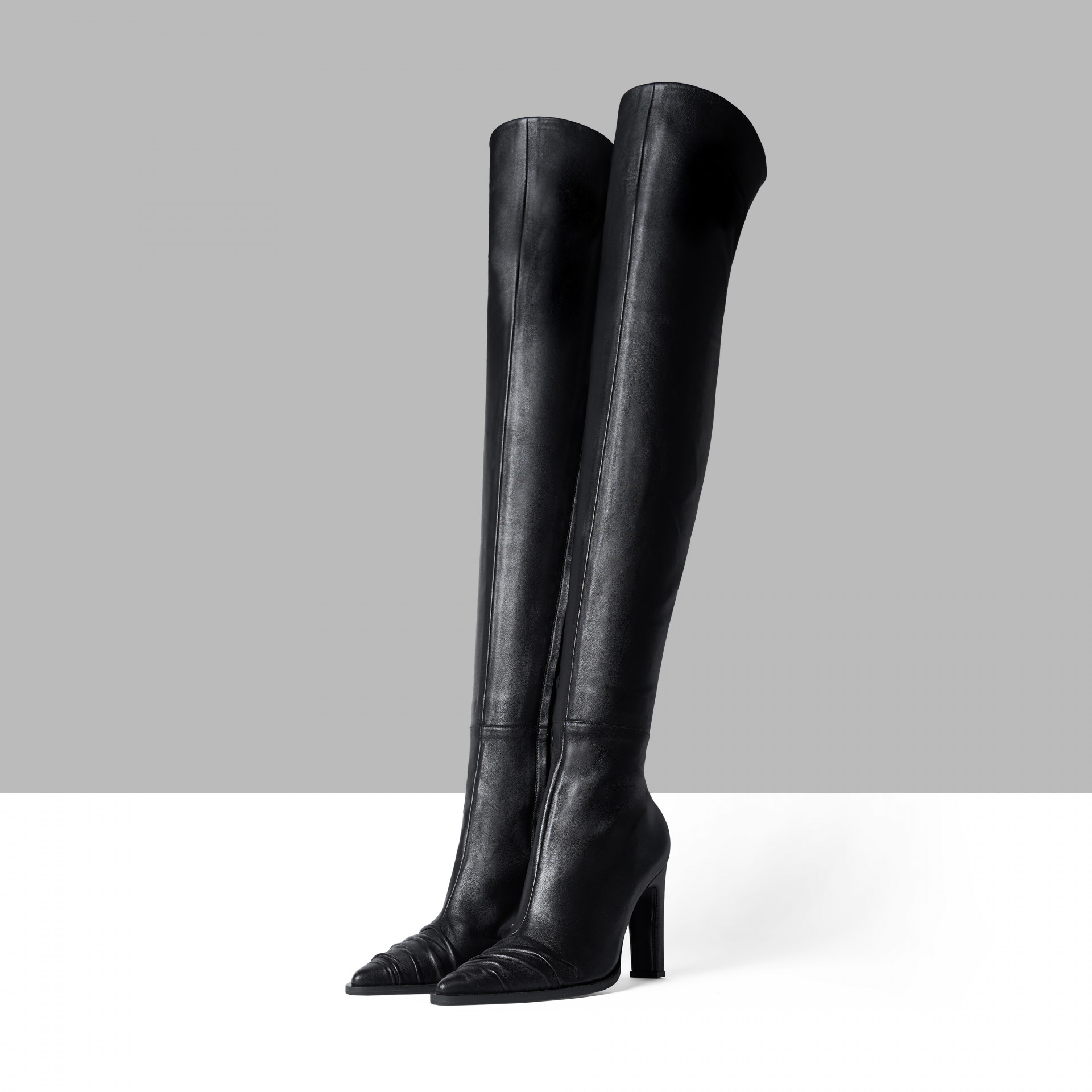 Ботфорты с мятым носом