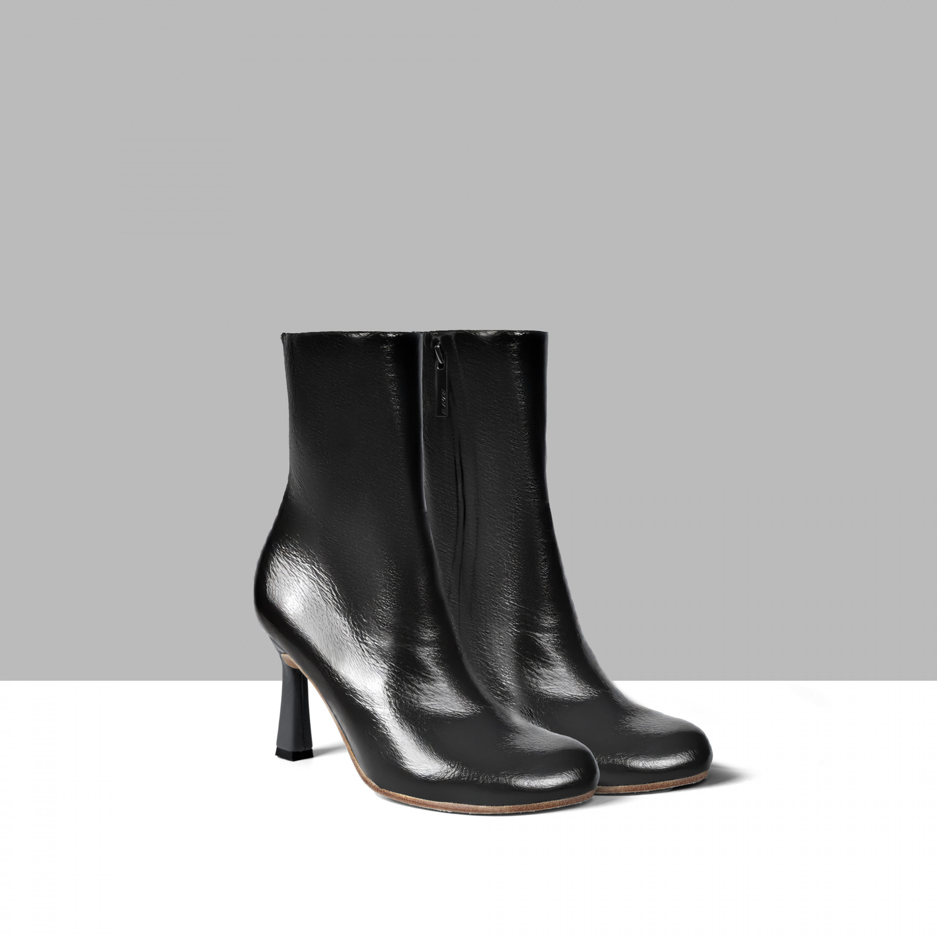 Black ankle boots