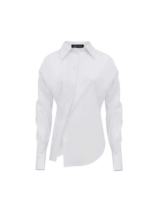Shirt White Sculpted