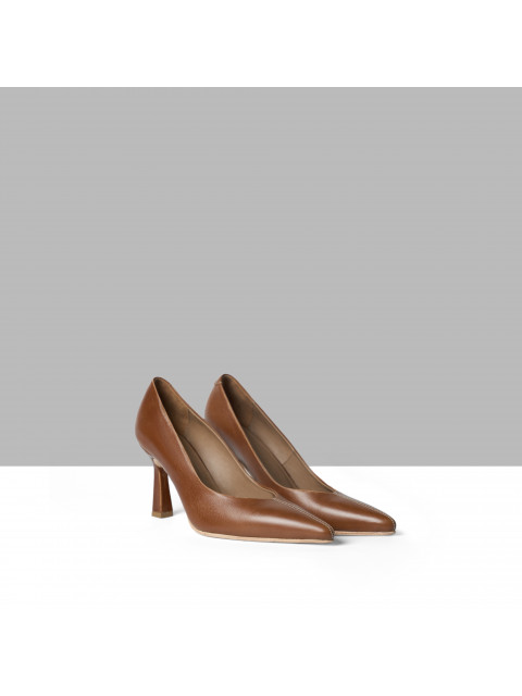 Vintage cognac shoes