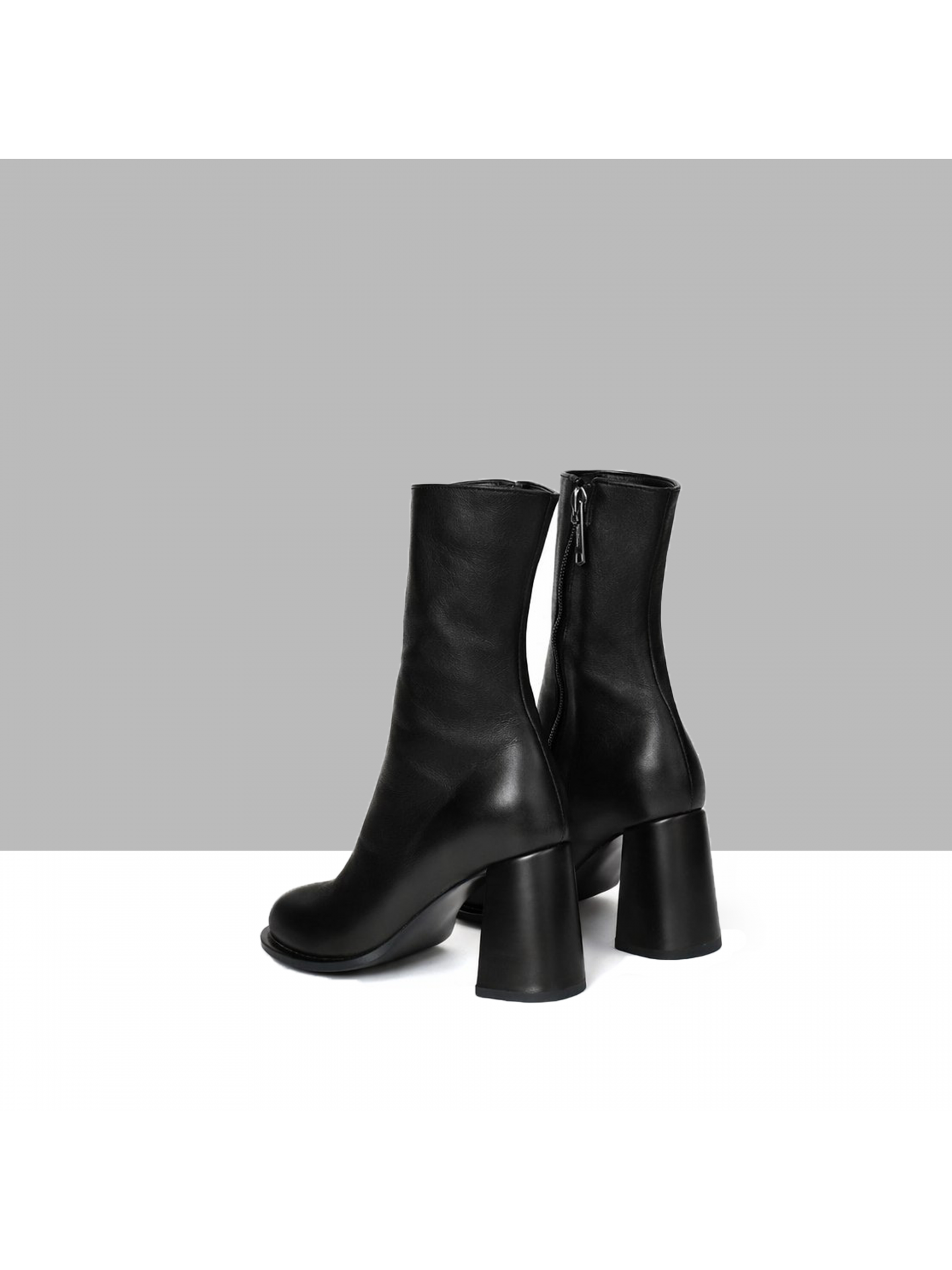 Black ankle boots