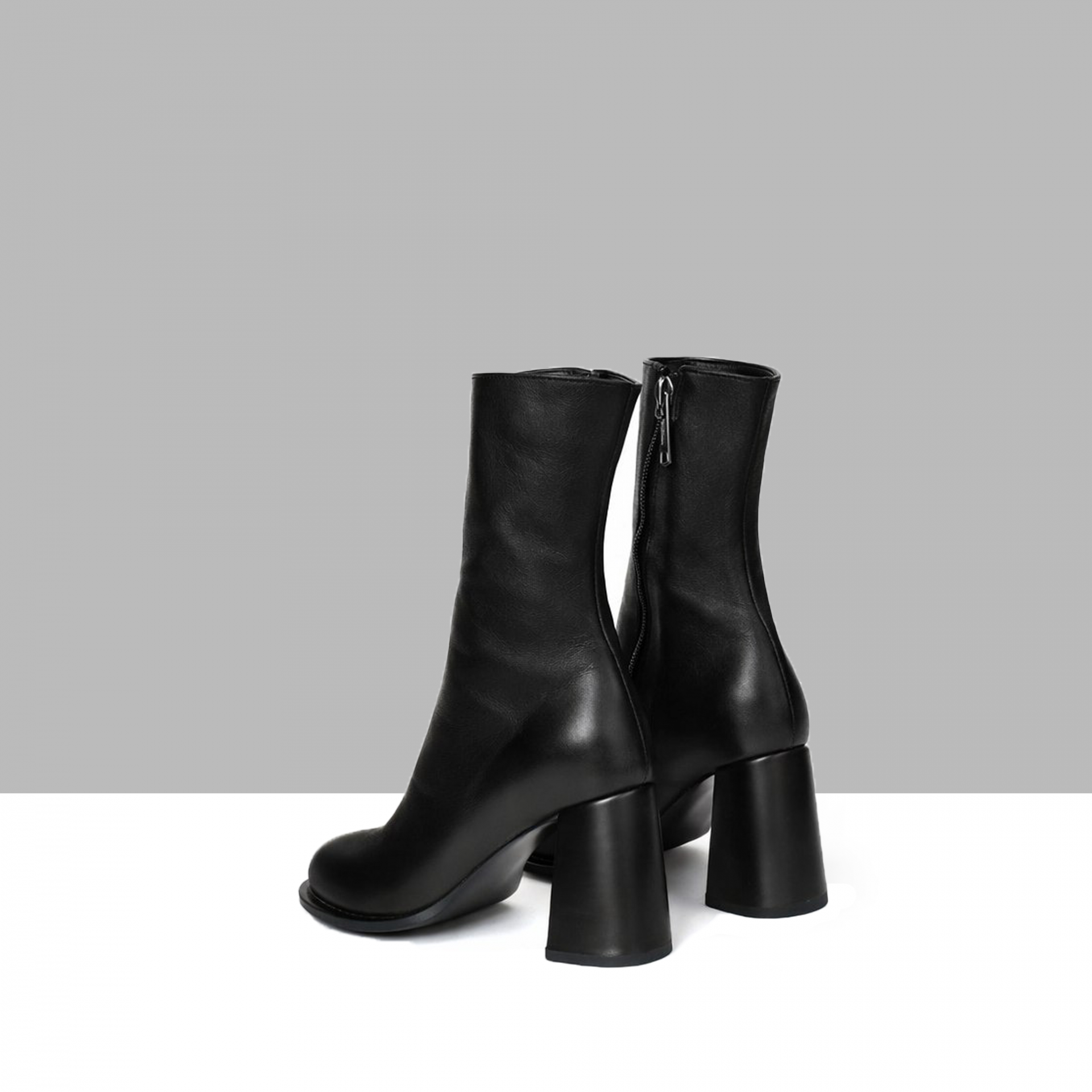 Black ankle boots
