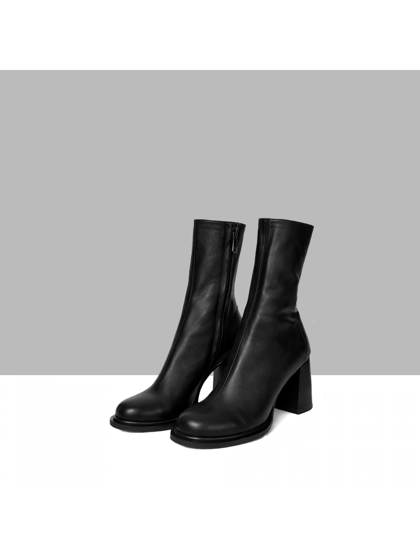 Black ankle boots