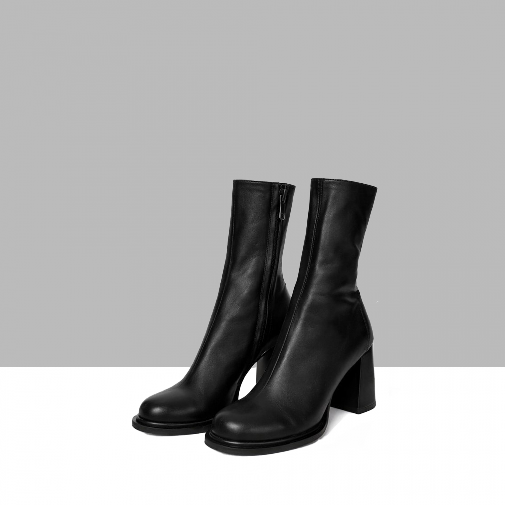 Black ankle boots